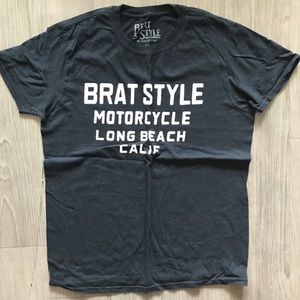 Brat Style Tokyo / Calif Biker T-Shirt Black